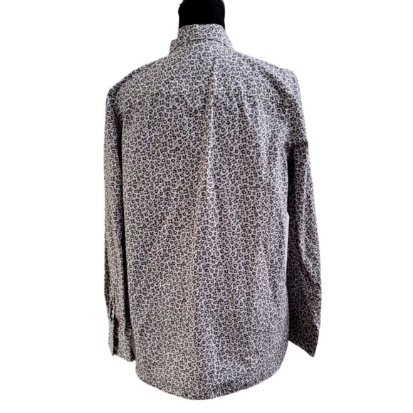 EUC No Iron Supima Lands' End women's half button down dress shirt, 8, cotton - Picture 3 of 9